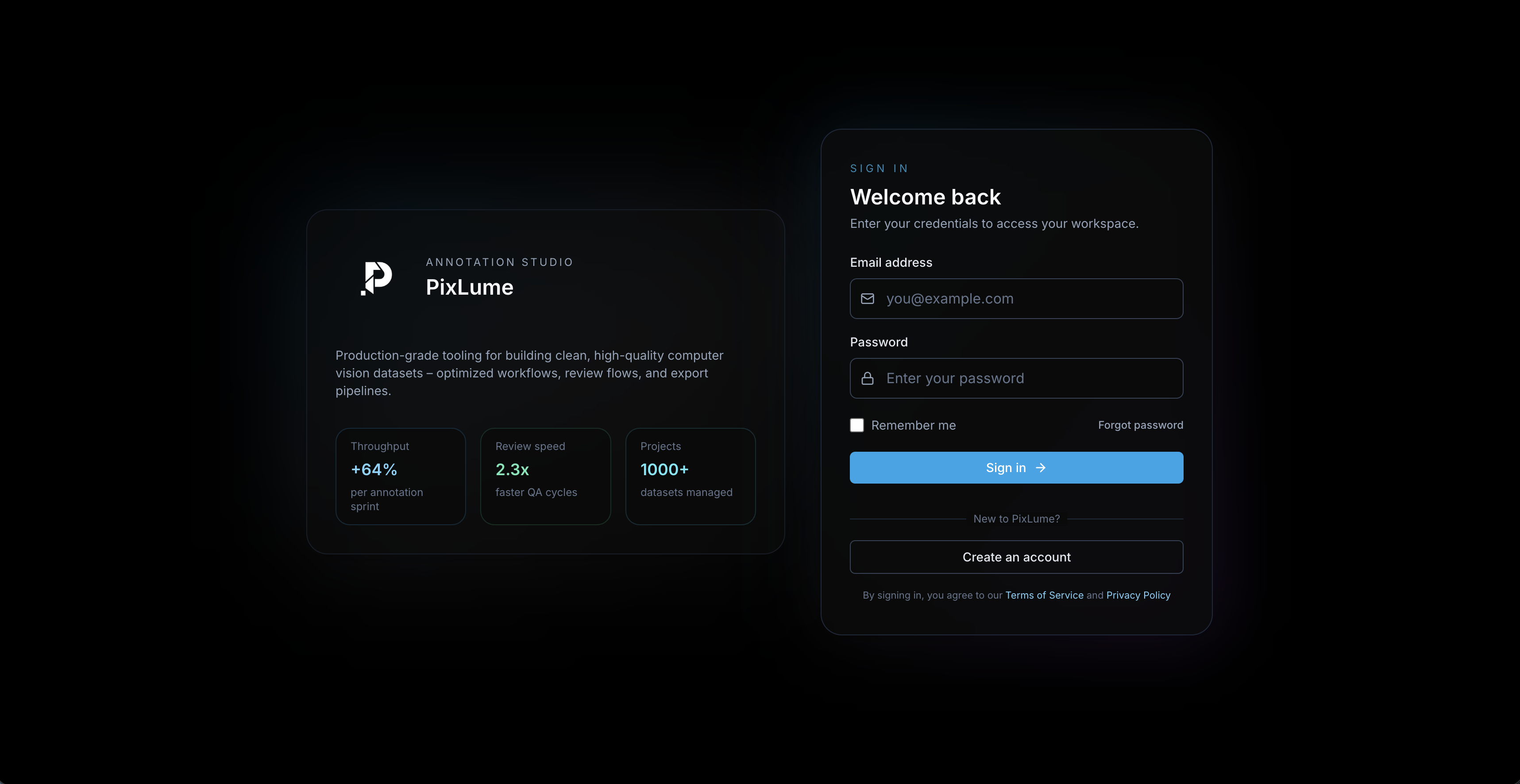 PixLume — AI-based Vision Labelling Platform